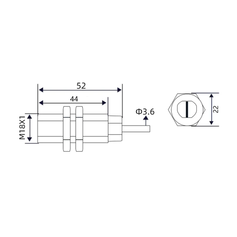 Diffuse reflection photoelectric switch sensor E3FA NPN PNP DC12-24V detection distance 1m adjustable NO/NC