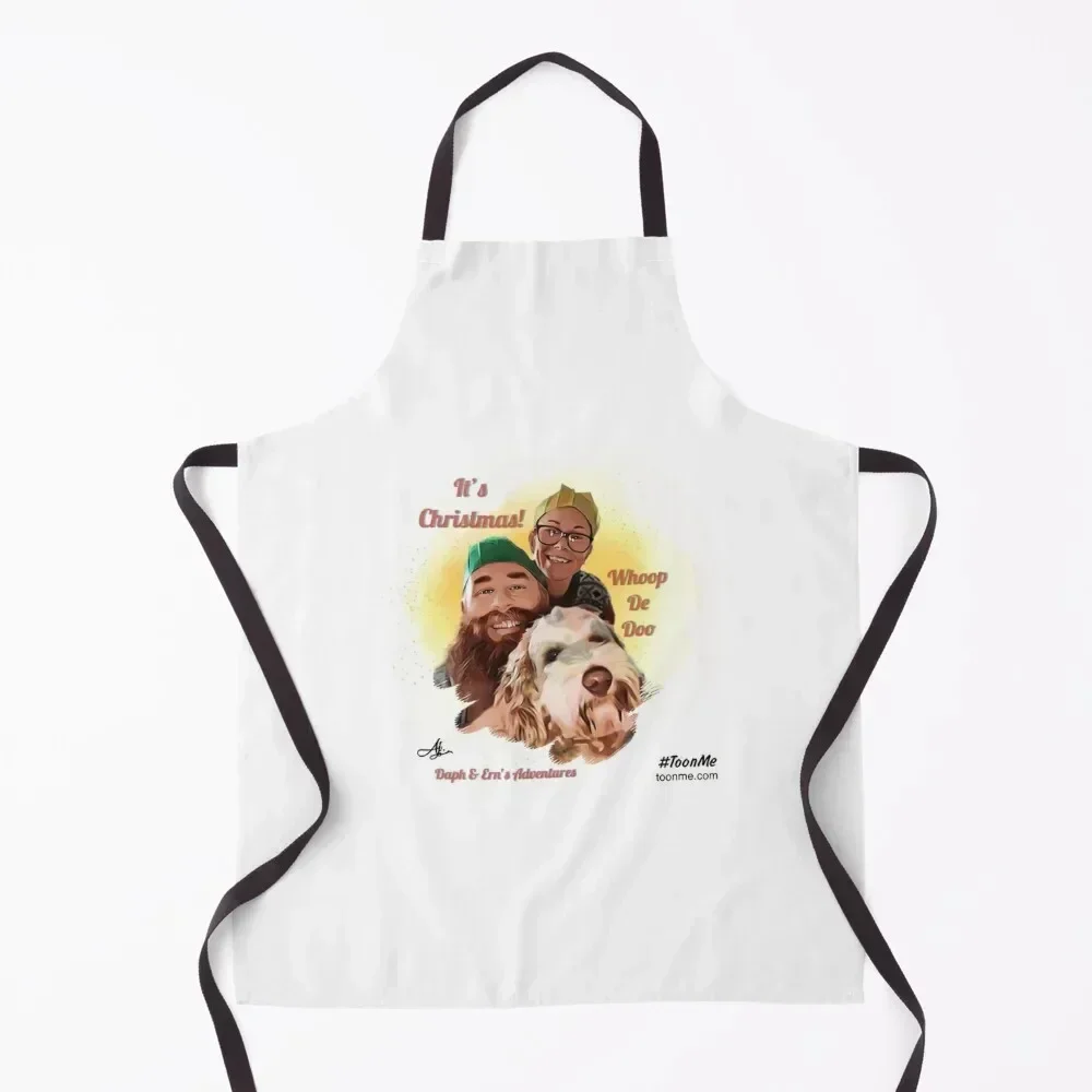 

It's Christmas Apron Men gift Kitchen on the wall painting Kitchen Supplies Apron