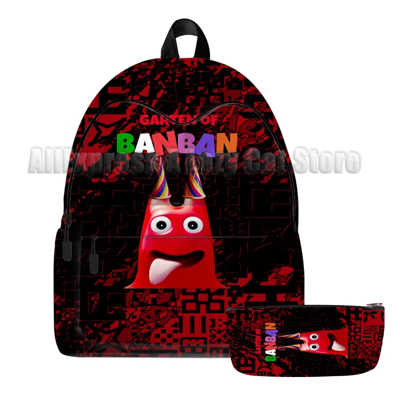 2 pezzi Garten of Banban zaini Cartoon Fashion Teens Boys Kids School Bag Trendy Casual children's Bag Shoulder Boys Schoolbag