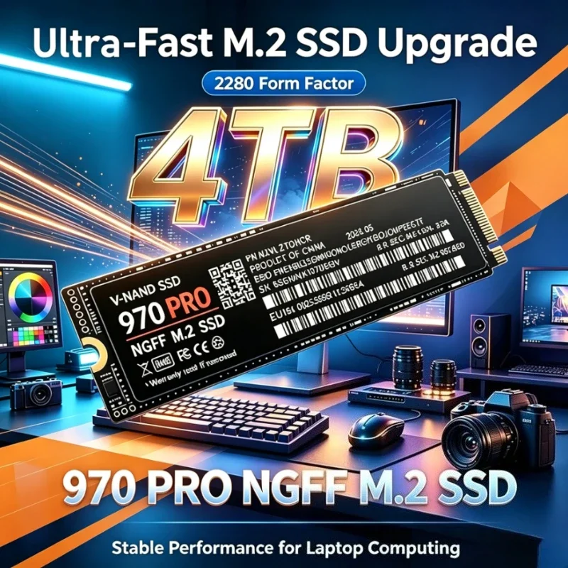 970 PRO Hard Drive SSD M.2 NGFF 1TB 2TB 4TB M2 2280 Internal Solid State Drive for Laptop High Speed Transfer