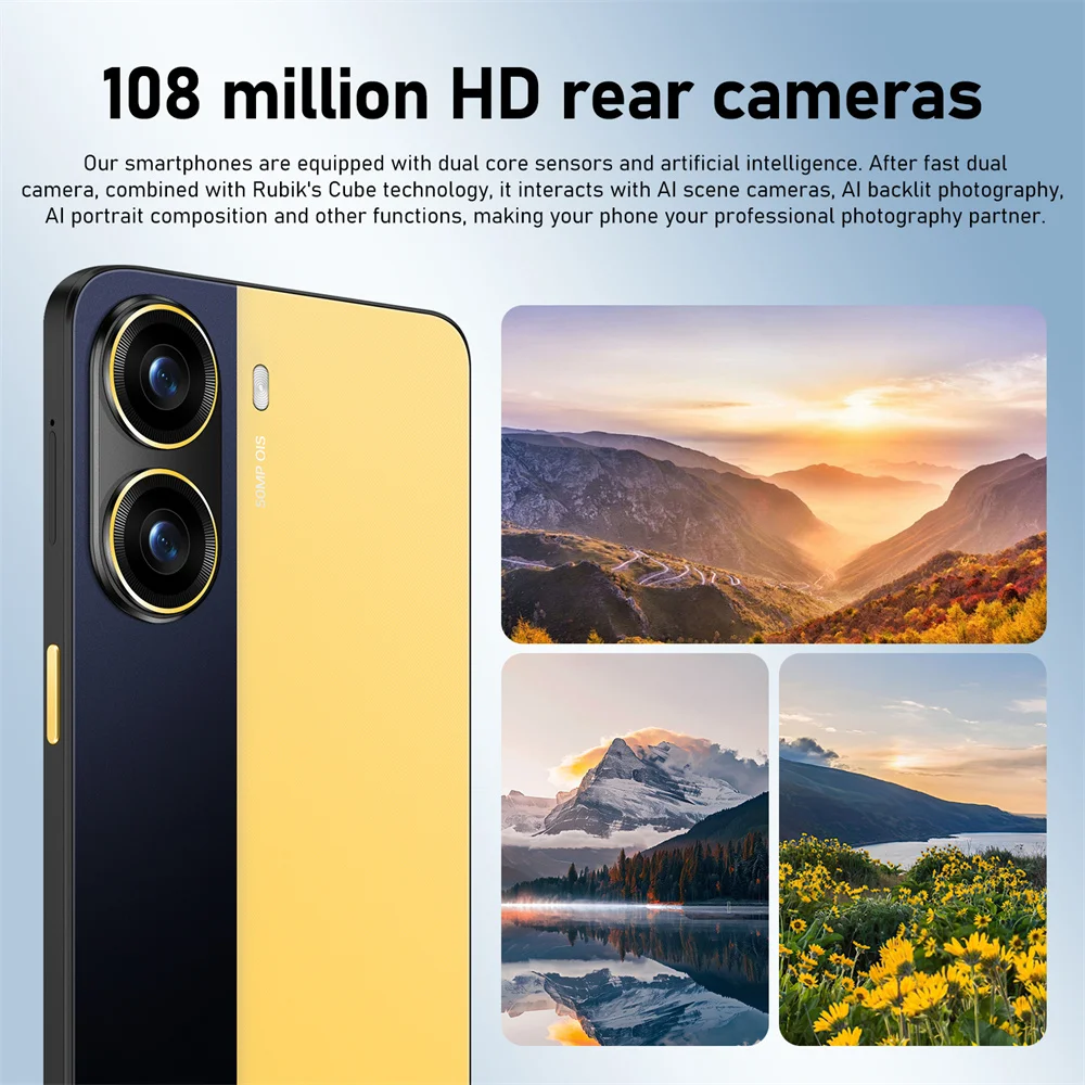 2026 حار جديد X7 Pro الهاتف الذكي الأصلي 7.3HD أندرويد 15 الهواتف المحمولة 4G 5G ثنائي الشريحة 7800mAh النسخة العالمية الهواتف المحمولة #3