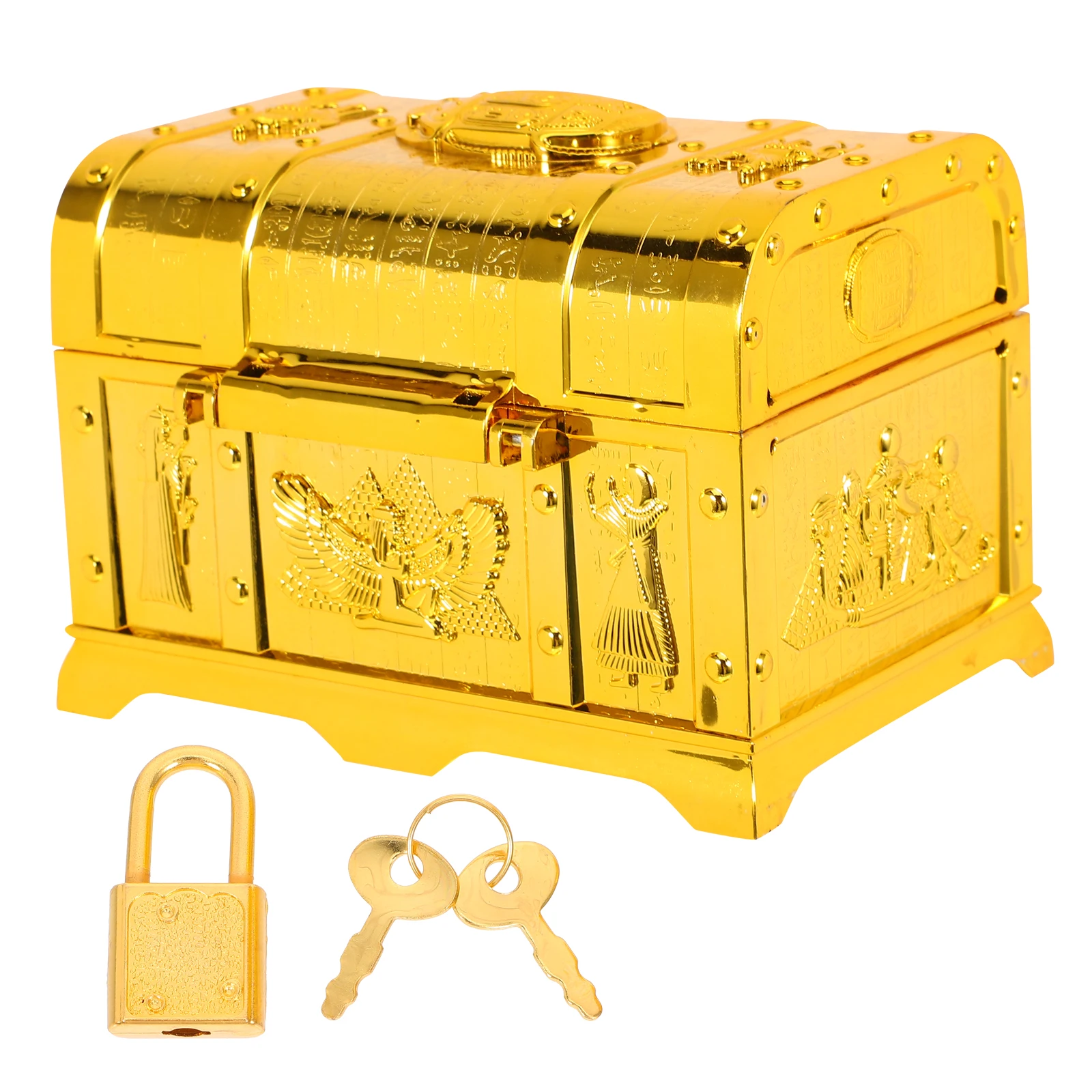 

Chest Kids Educational for History Learning Family Travel Classroom Game Kids Treasure Box