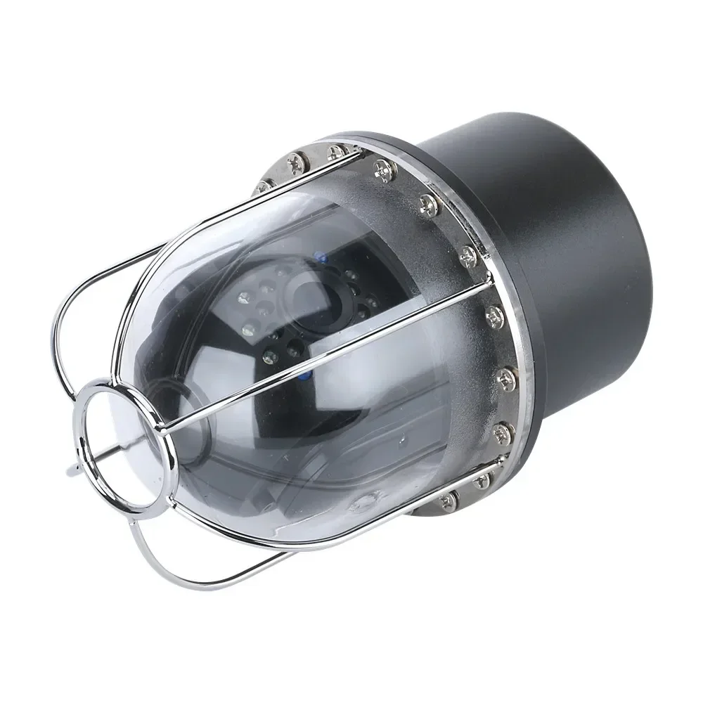 

10 Inch 100m Underwater Fishing Video Camera IP68 Waterproof 20 LEDs 360 Degree Rotating Dome Rotating Panoramic