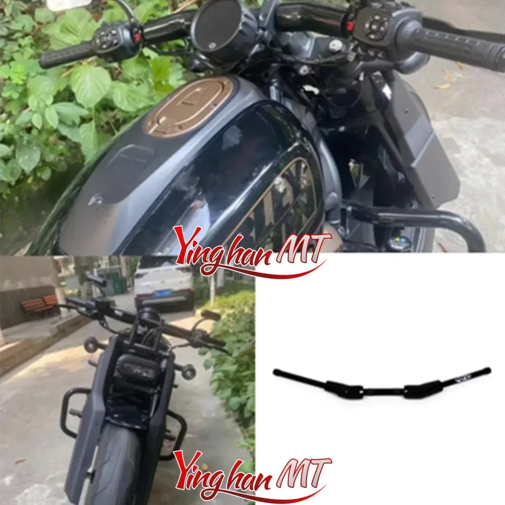 For Harley Nightster 975 Sportster S 1250 RH1250S 2021-2023 Motorcycle 2 inch Handlebar Handle Bar 7/8'' 22mm Zero Drag Bar