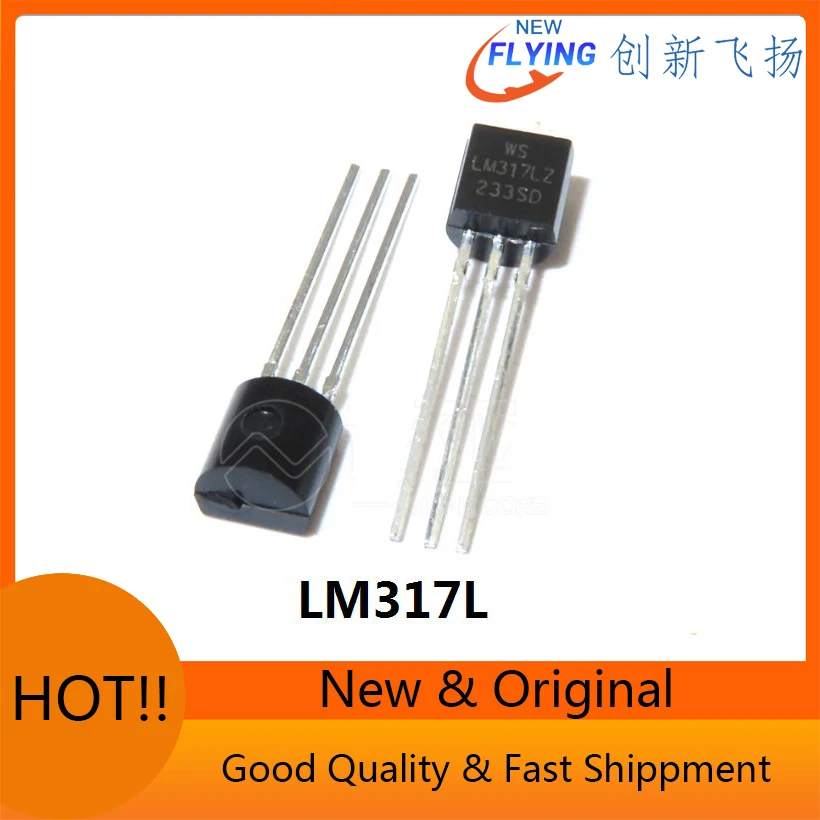 20PCS LM317L Voltage Regulator 1.2V To 37V 100mA 0.1A LM317LZ LM317