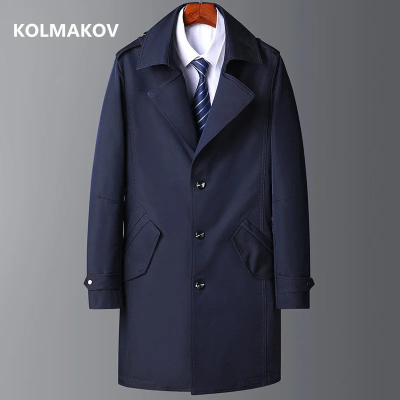 

2024 new arrival turndown collar high quality trench coat men,men's jackets,business dress wool men size M-XXXXL