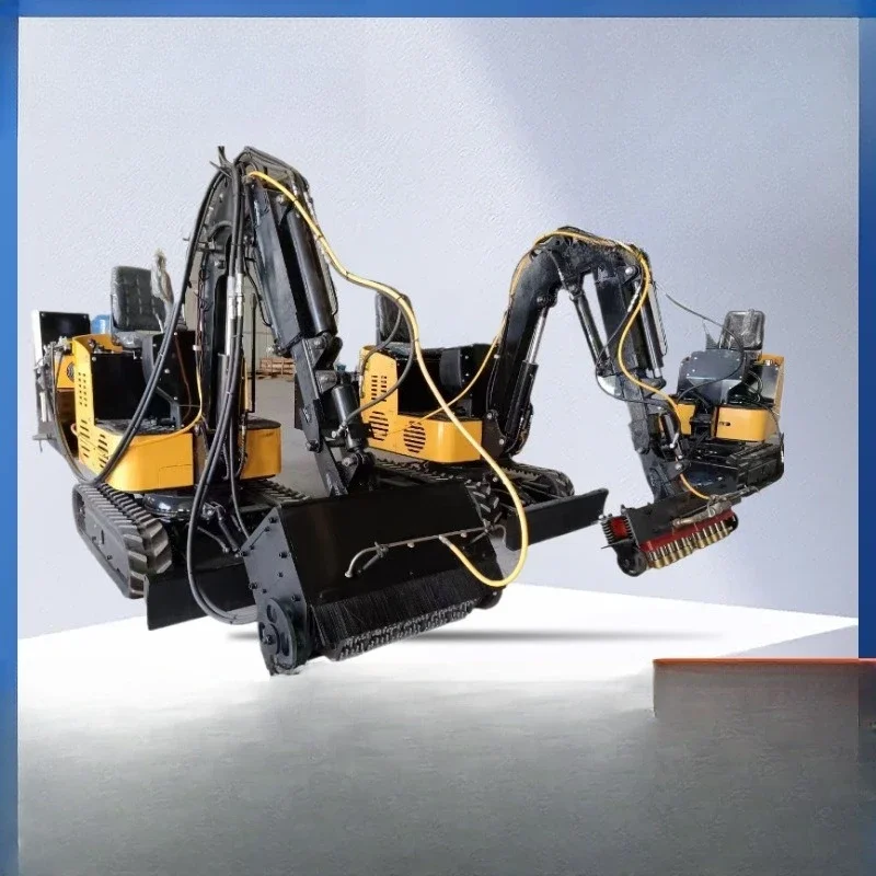 Hydraulic hair chisel installed on excavator, tunnel hydraulic hair puller, concrete column hydraulic milling machine