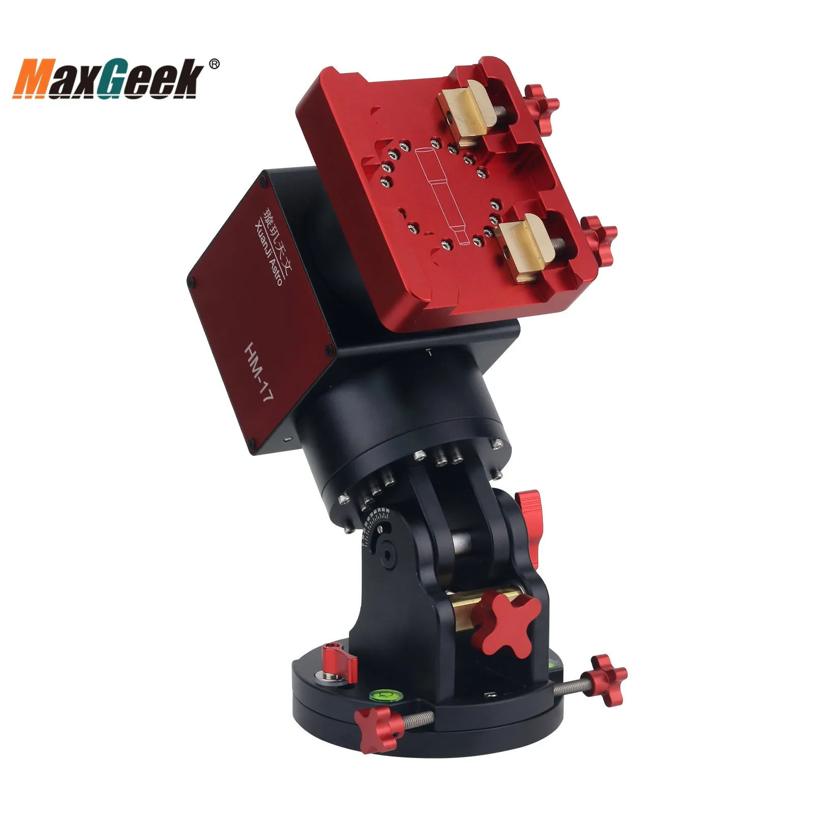 Maxgeek HM-17PE Harmonic Equatorial Mount EQ Mount with 18KG Load Capacity for Telescopes