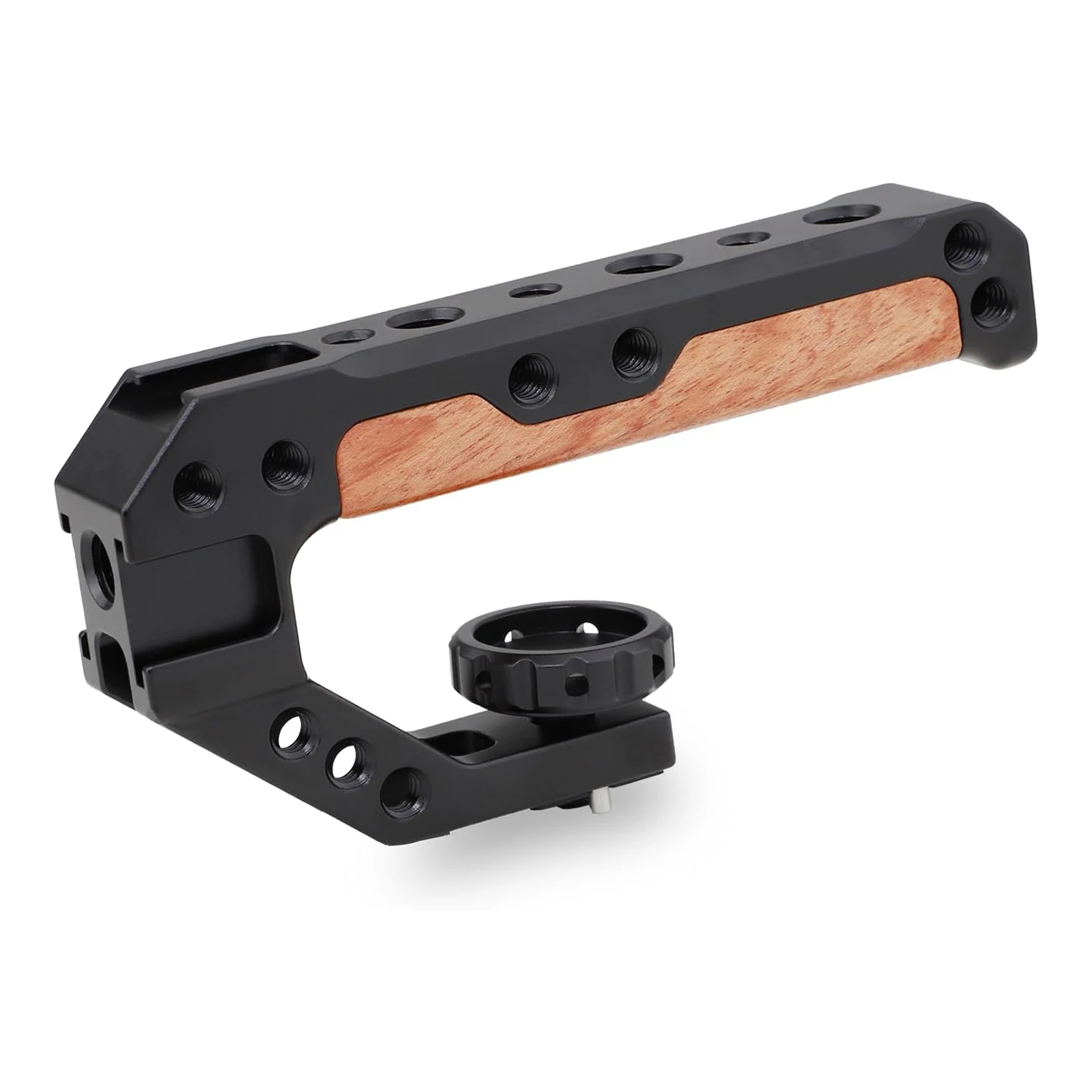 Wooden Top Handle Grip to Mount DSLR Camera with 1/4\