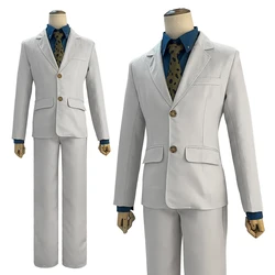 HOLOUN Jujutsu JJK Manga Anime Nanami Kento Cosplay Costume Wig Suit Vest Pants Uniform Rose Net Synthetic Halloween Christmas