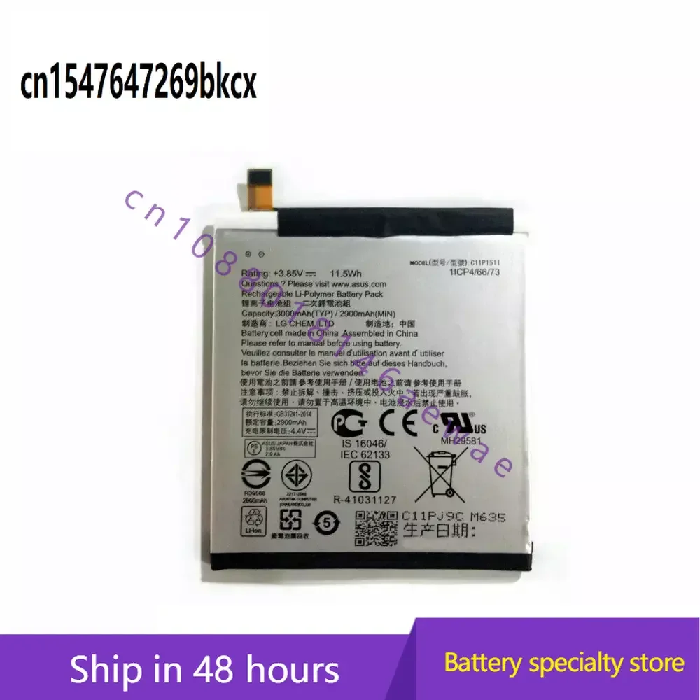 

New 100% C11P1511 3000mAh Battery For ASUS ZenFone 3 ZE552KL Z012DE Z012D / ZenFone 4 Selfie Pro ZD552KL Z01MD Z01MDA