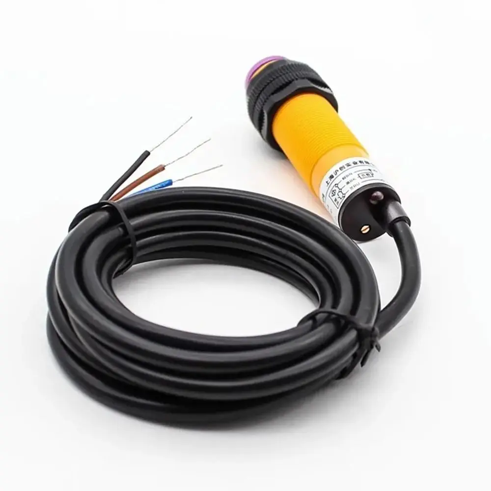 1Pcs E3F-DS30 Diffuse Reflection Photoelectric Switch 30cm Detection Range NPN Normally Open Proximity Sensor Switch DC5-36V