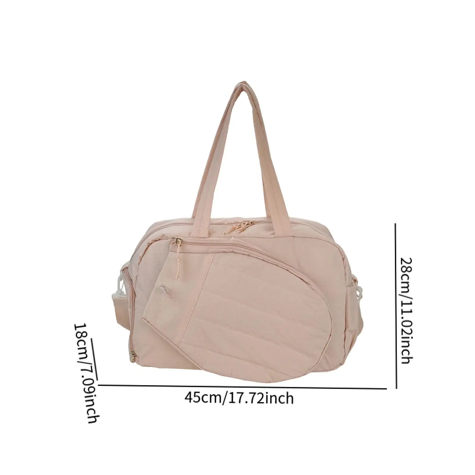 Tennis Tote Bag Sports Handbag Tennis Racket Bag with Shoe Compartment for Outdoor