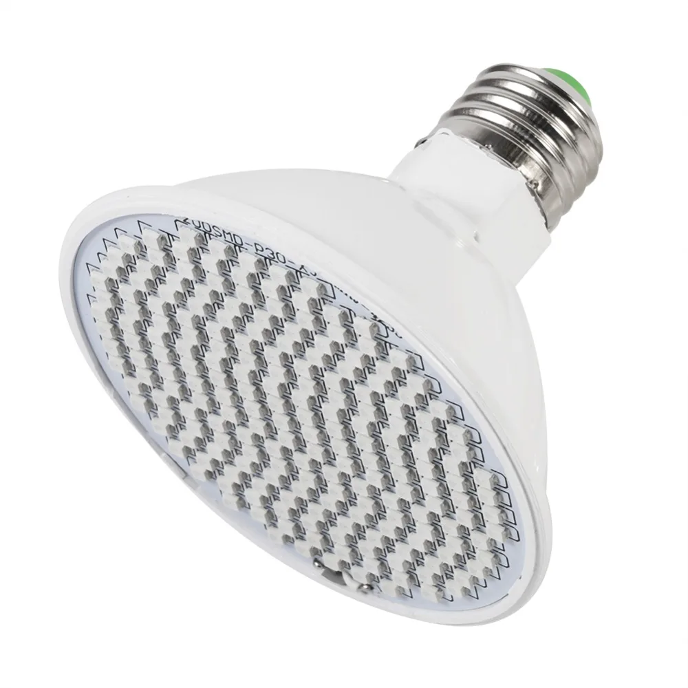 PVC Plant Grow Light 85~265V Voltage 120 Degree Beam Angle Hydroponic Growing Lamp Energy Saving 24W Power Flower Growing Lamp