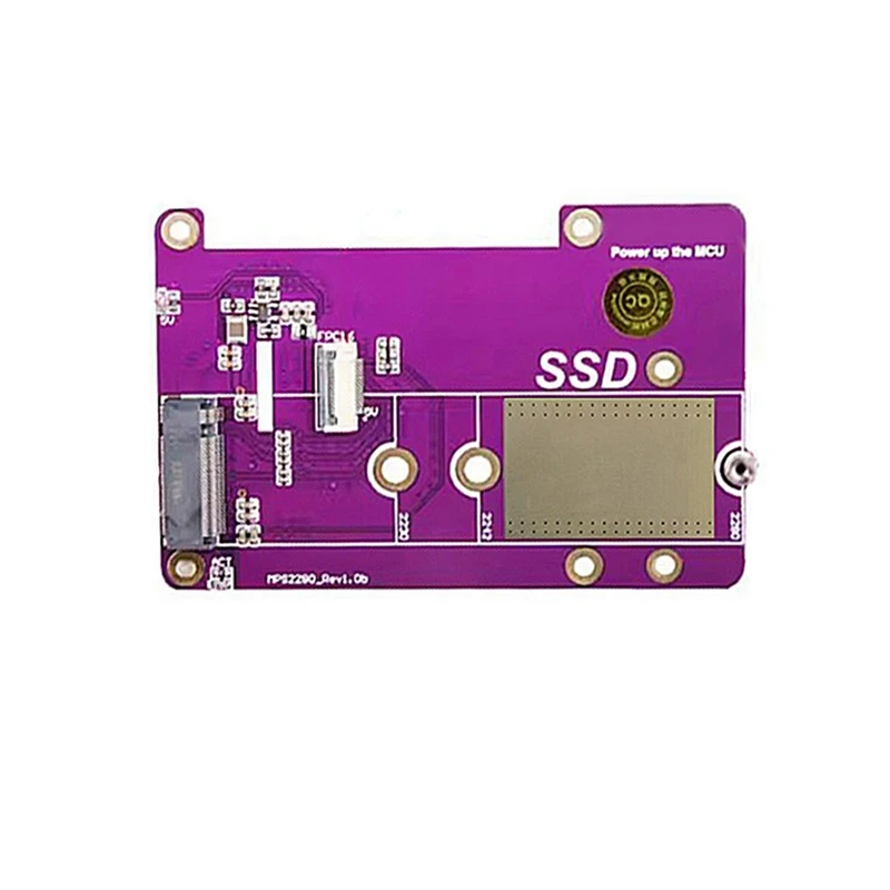 For Raspberry Pi5 SSD Expansion Board For Raspberry Pi5 PCIE To M.2 NVME SSD Interface Expansion Board Module