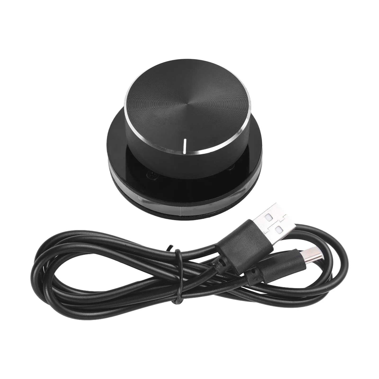 USB Volume Control Knob with   Function RGB Light Type-C Interface for PC Computer Speaker Volume Control Customiza