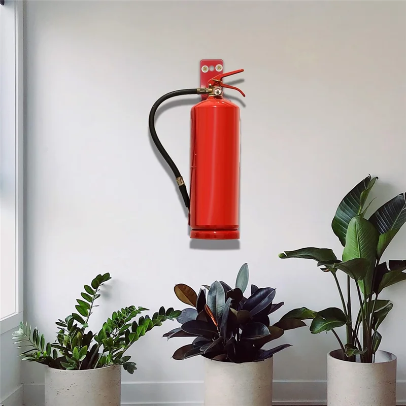 Reliable Fire Extinguisher Mount, Wall Hook And Bracket For Extinguishers Up To 40 Lbs - 12 Units Pack-Y48A