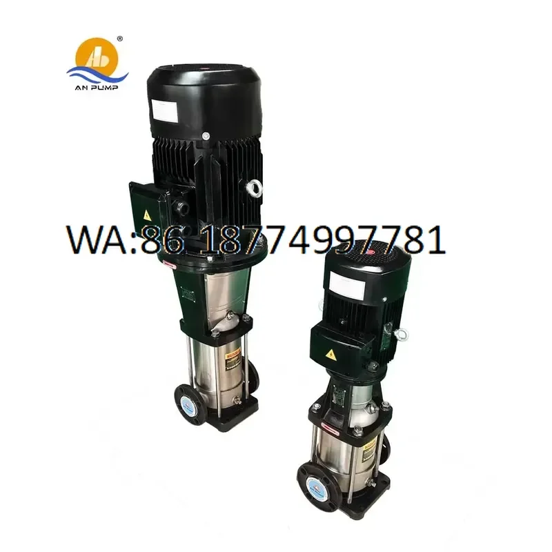 custom SS304 SS316 Stainless Steel Vertical Multistage Water Pump High Pressure for Chemical Plant Factory