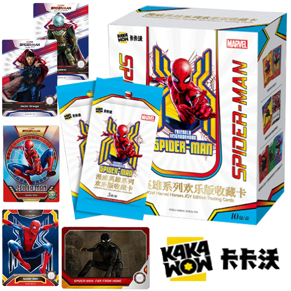 Kakawow Wholesale Marvel Spider-Man Card For Children Popular Hero Exquisite Alien Rare Limited Game Collection Card Kids Gifts