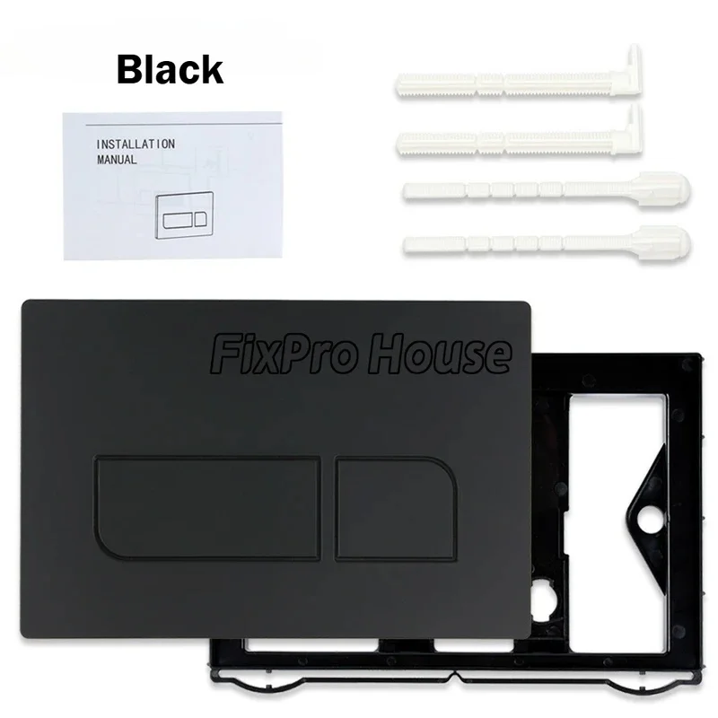 Black Flush Panel Replacement Part for Geberit SIGMA01‑50 Toilet Concealed Cistern 115.770 UP300/UP320 Wall‑Mount Tank