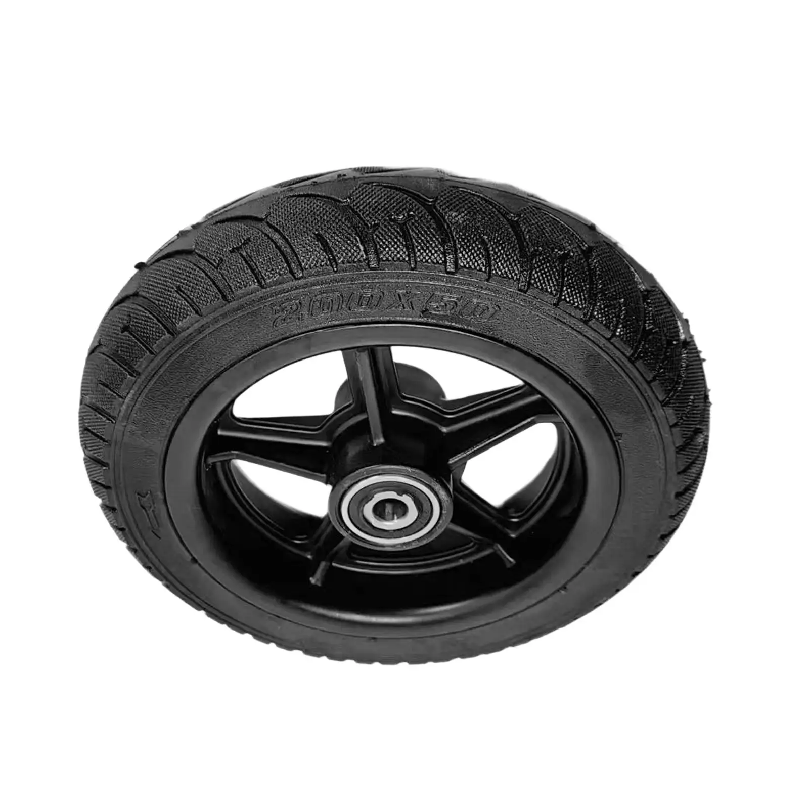 8inch Solid Tire Wheel for Electric Scooter Lightweight Simple Installation Anti Skid Accessories Spare Parts Rubber Tire image 3
