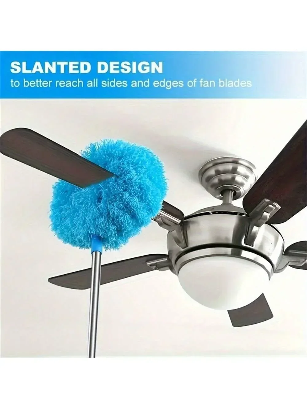 Microfiber Ceiling Fan Duster Extends Up To Long Handled Dust Locking Reusable Cleaner Brush For Effortless Cleaning 청소 도구  먼지제거