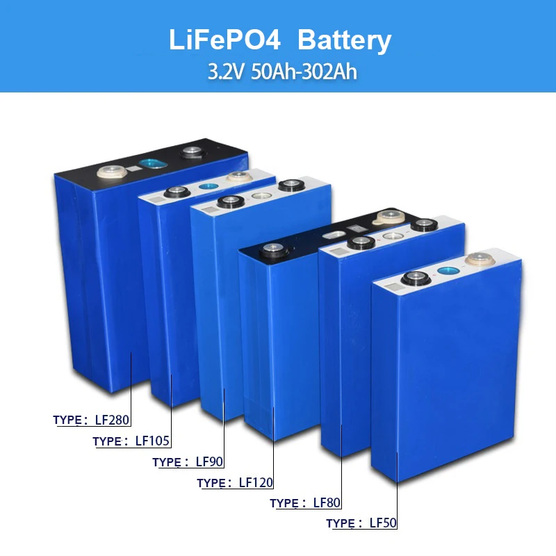 EV Solar prismatic lifepo4 lithium ion battery cells 3.2v 50ah 100ah 120ah 150ah 200ah 230ah 280ah 320ah lifepo4 battery cell