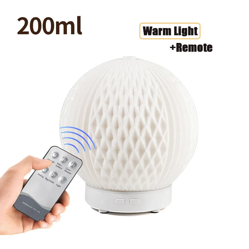 

7 Colors Warm Light Emitting Diode Night Light Oil Desktop Bedroom Ultrasonic Air Humidifier USB Disk Aromatic Diffuser
