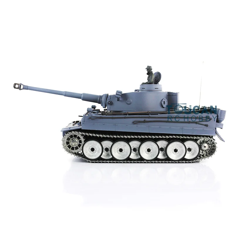 1/16 RC Tank HENG LONG 7.0 Tiger I 3818 W/ Barrel Recoil Metal Tracks Wheels IR Battle BB Airsoft Smoke Effect Cars Outdoor Toys