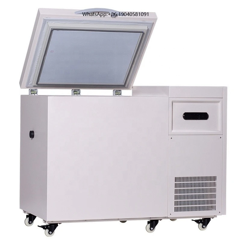 Rapid -60 Degree 118 L  Horizontal Ultra- Low Temperature Deep Freezer in Hospital or Lab