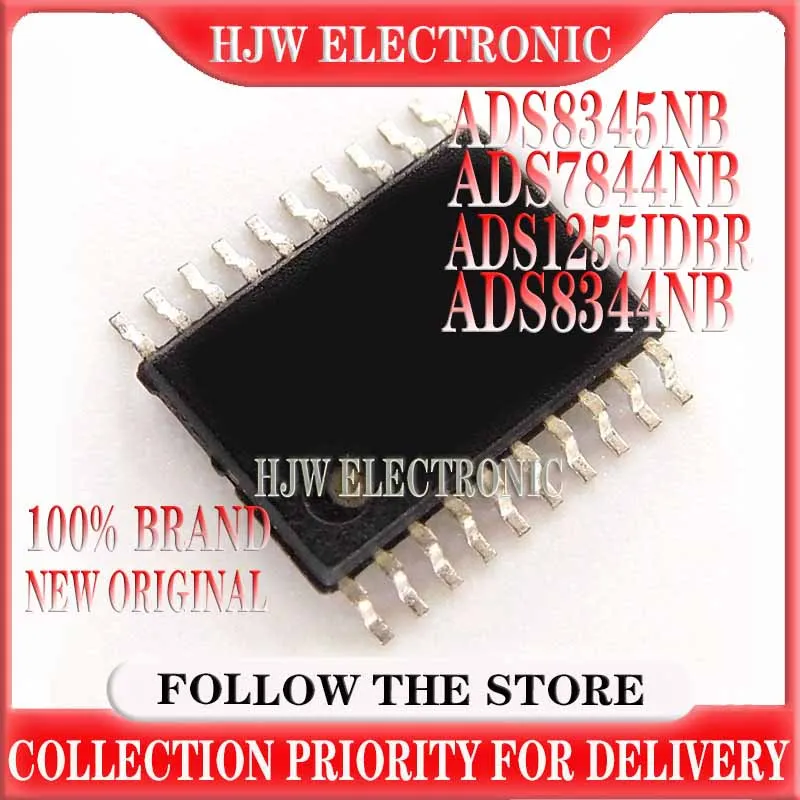 

ADS8344NB ADS8345NB ADS7844NB ADS1255IDBR ADS1255 7844N/1K 8344 8345IDBR IDBT NB N SSOP-20 Analog-to-digital conversion chip ADC