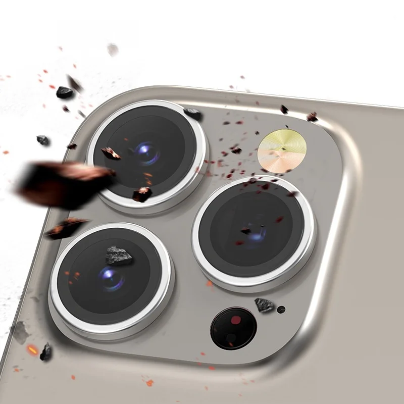 1-3Pcs Removeable AR+AF Camera Lens Ring Glass For IPhone 17 16 Pro Max 17air Metal Lens Protector For 17pro Lens Cover Cap #4