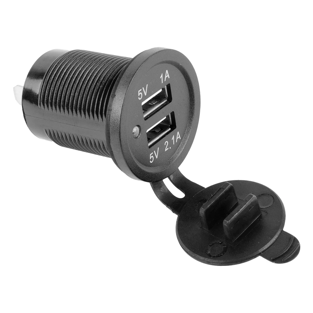 

Dual USB Charger Socket Outlet for Caravan Camper Boat with Flush Mount Design and Multiple Protection Function