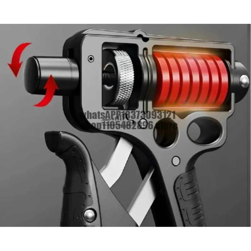 5-165Kg Adjustable Heavy Hand Grip Exercise Strengthener Gripper Finger Expander Arm Wrist Forearm Trainers Fitness Steel Spring