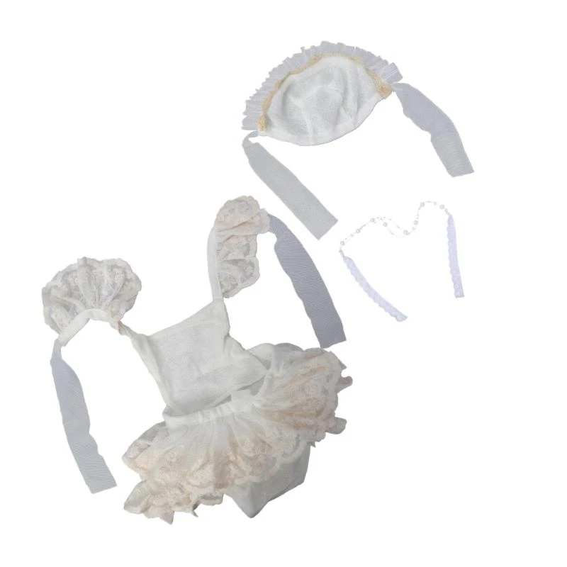 

Toddler Baby Girls Lace Dress Headbands Holiday Birthday Party Photography Props 15UB