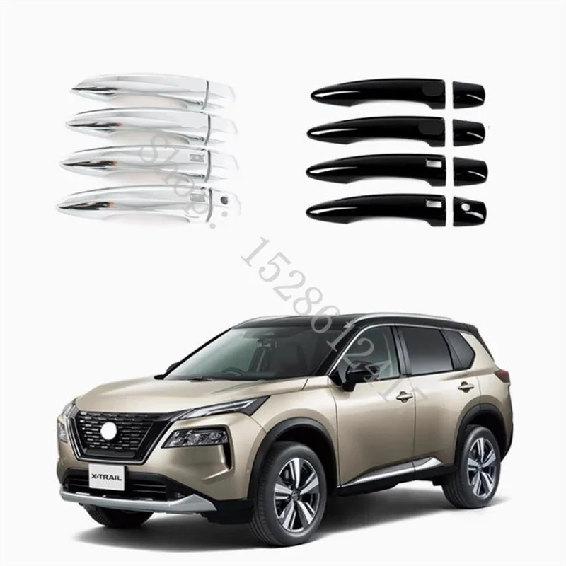 

Для 2023 ~ 2025 Nissan X-Trail X Trail RogueT33 ABS хромированная дверная ручка чаша дверная ручка автомобиля крышка защитная накладка автомобильные аксессуары