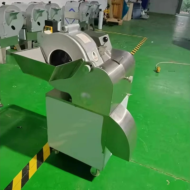 Vertical Fully Automatic High-Quality Stainless Steel Commercial Vegetable Cutting Machine for Carrot And Onion Cubes