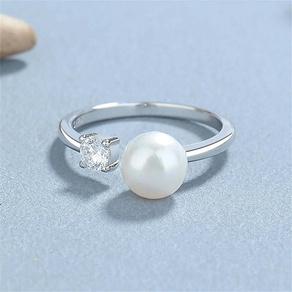 

925 Sterling Silver New Double-layer Pearl Collarbone Chain, Korean INS Style, Niche Women's Luxury Jewelry