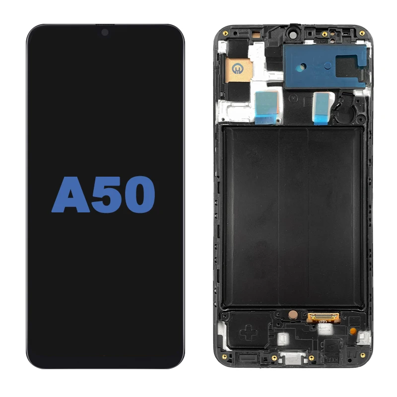 LCD Display Replacement for Samsung Galaxy A50, Touch Screen, Digitizer, Black