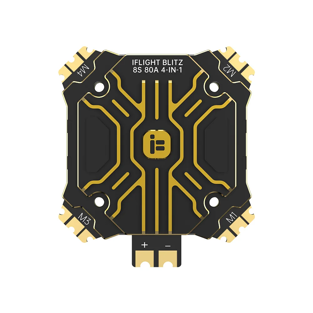 IFlight BLITZ E80 4-IN-1 Pro ESC 80A Continuous 2-8S Lipo, 35x35mm Mount, 32Bit for Cinema FPV Quad