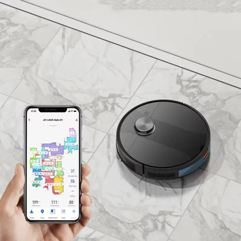 Picture 4: Plastic sweeping robot display Android application control Automatic charging Voice remote control Dry and wet