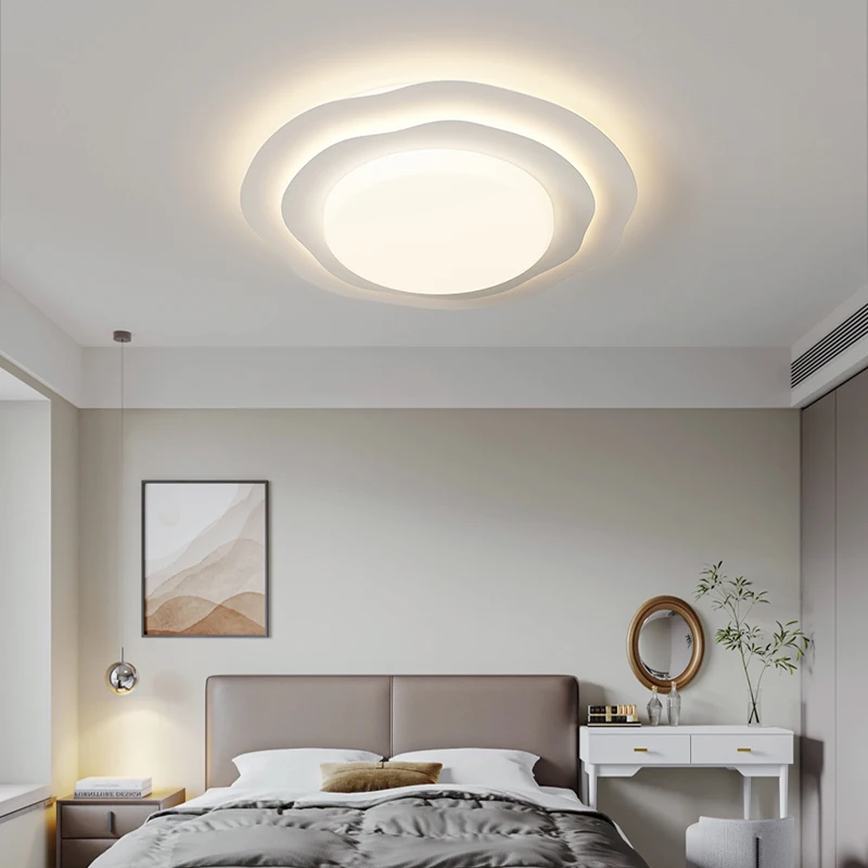 Plafonnier LED au Design Minimaliste Moderne, Luminaire Décoratif d'Nik, Idéal pour une Chambre à Coucher, un Salon, une Salle à Manger ou un Couloir