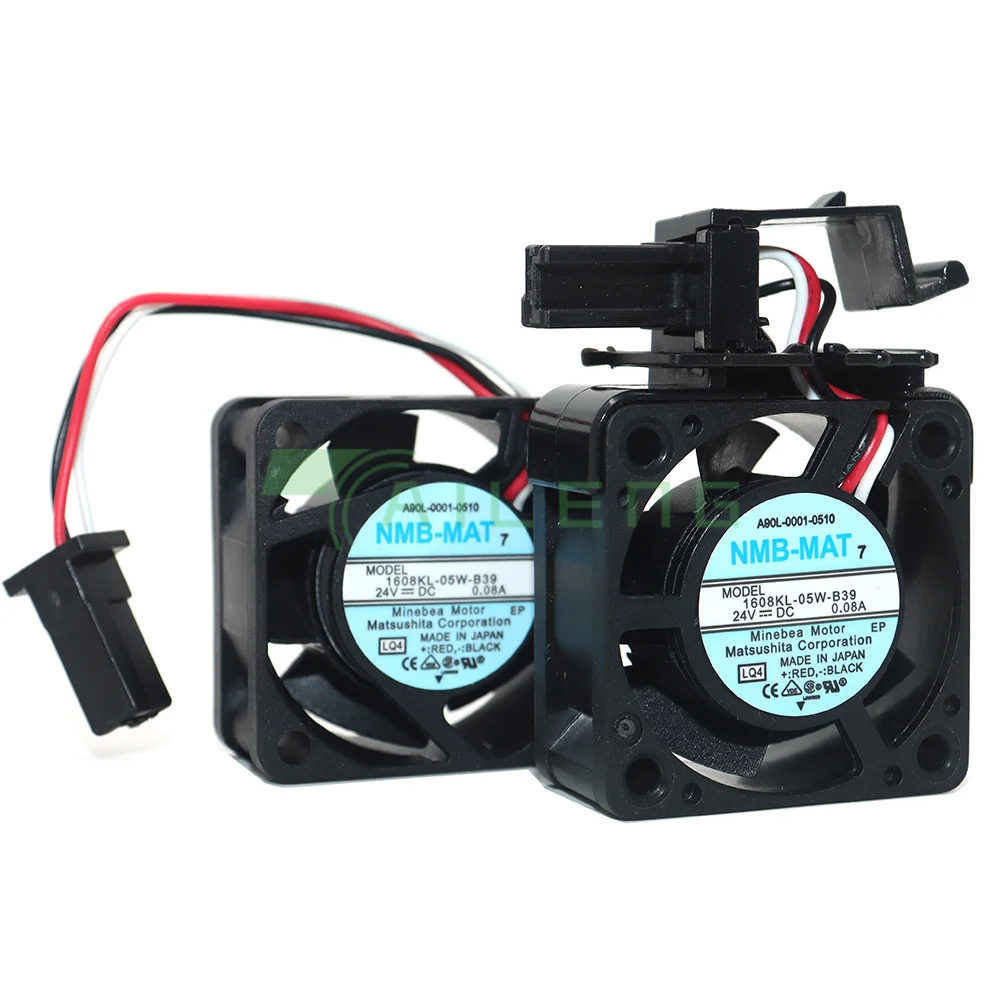 

Cooling Fan FANUC System new 1608KL-05W-B39 A90L-0001-0510 40x40x20mm DC24V 0.08A for 3-pin