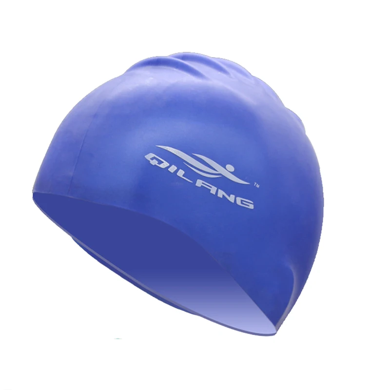 Waterproof Silicone Swim Caps Women Men High Elastic Flexible Protect Ears Hair Swimming Pool Hat for Adults Children Girls Boys