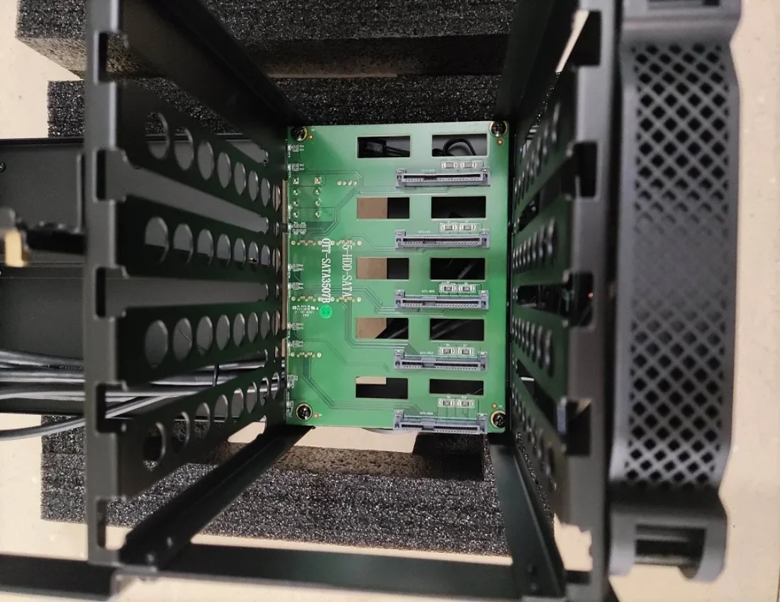 N1 N2 JONSBO Chassis Accessories Backplane SATA Connector 5 Hard Disk Interface Circuit Board Fast Installation Server Backplane