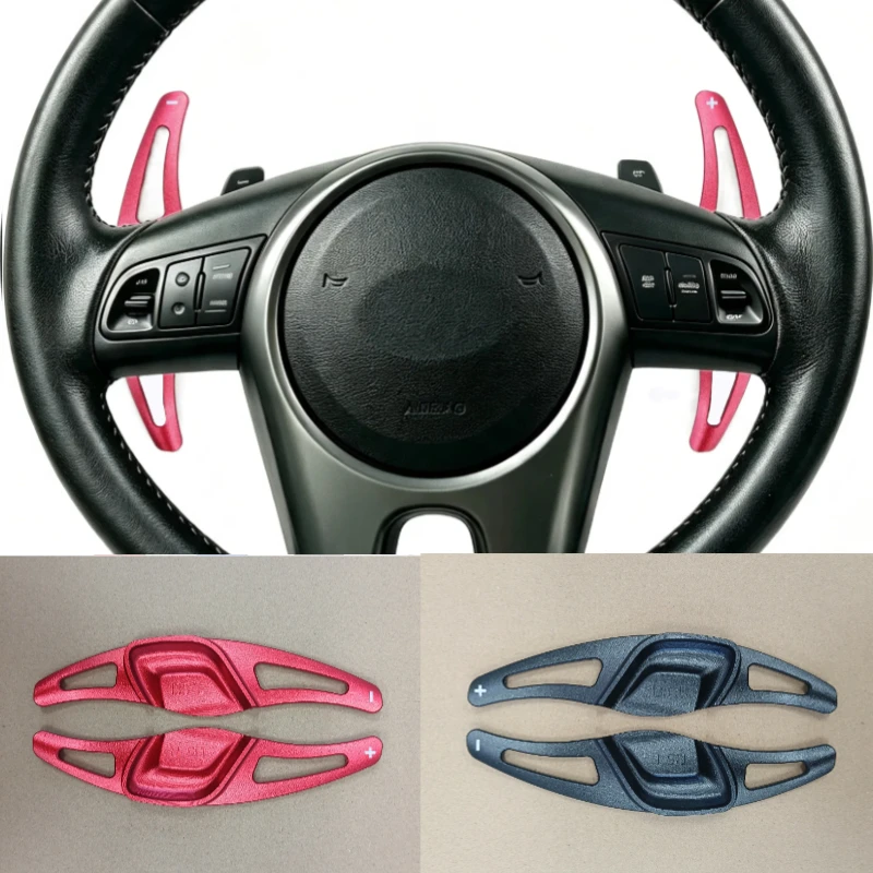 For KIA Cerato SX Cerato Frote Koup 2011 2012 2013 Car Steering Wheel DSG Shift Paddle Extension Gear Stickers