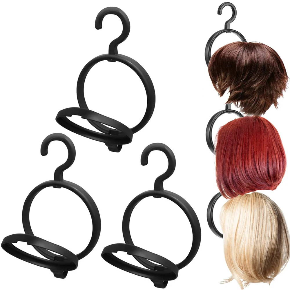 1/3 pcs Wig Hanger, Portable Hanging Wig Stand For Wigs and Hats, Collapsible Wig Dryer, Durable Wig Hanging stand