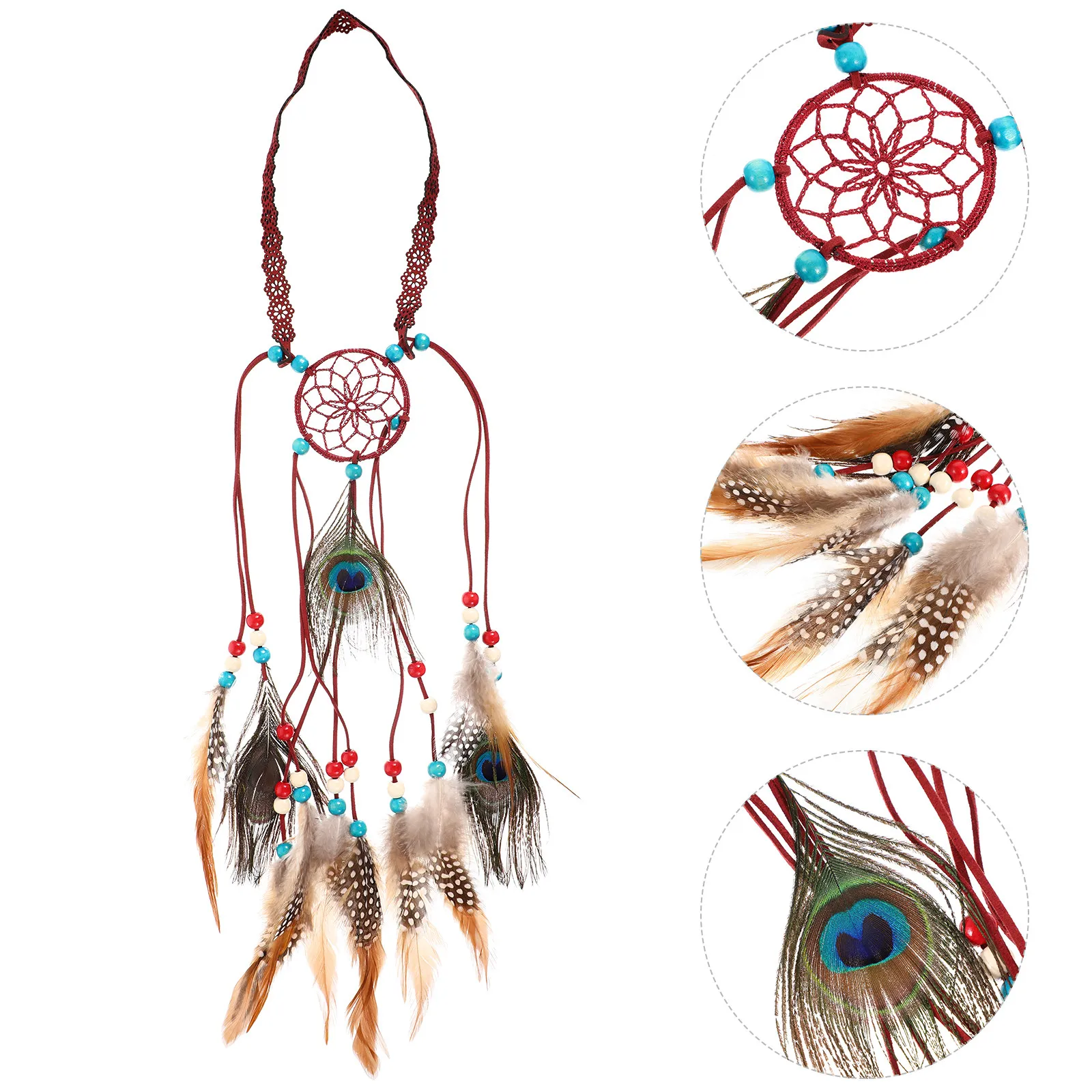 

Стильное кольцо-украшение для волос ручной работы с кисточками, экзотический головной убор, подарок, повязка на голову, аксессуары для волос