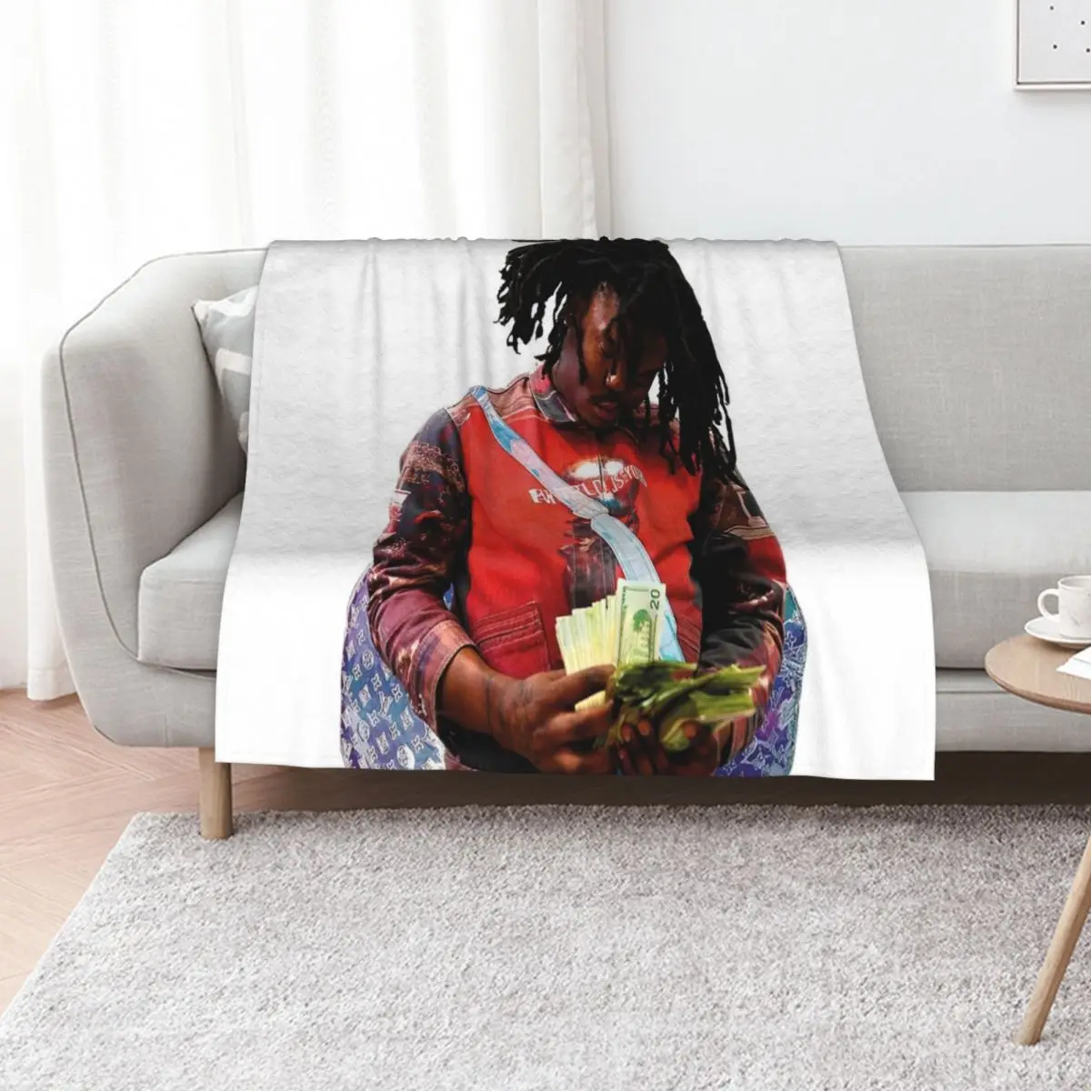 LUCKI - Days b4 III Throw Blanket Travel Size Cozy Blanket for Plane Train