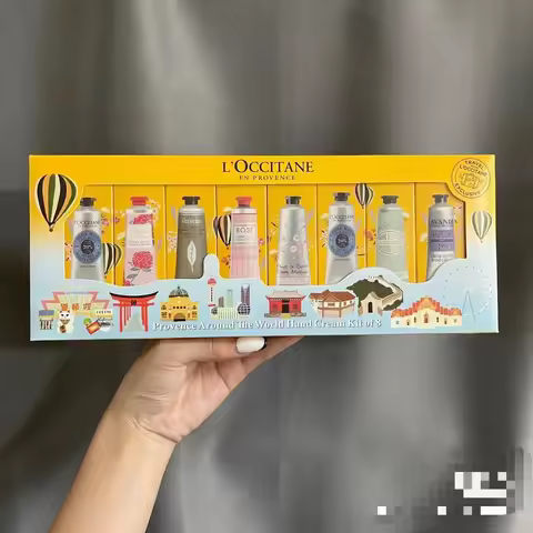 핸드크림 8개 선물박스 세트 보습 시어장미 벚꽃 안티크랙 30ml